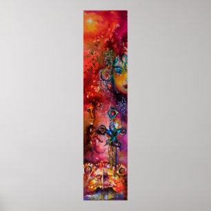 Affiches EXCALIBUR épée magique Arthurian légende Aquarelle