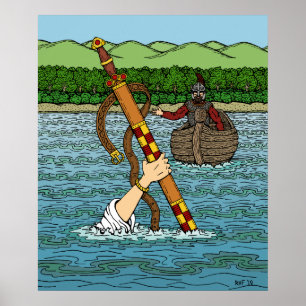 Affiches Excalibur et Arthur