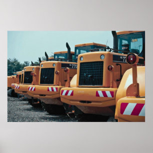 Affiches Excavateurs