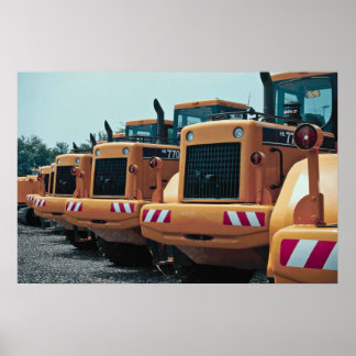 Affiches Excavateurs