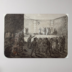 Affiches Exécution des otages pendant la commune, 1871