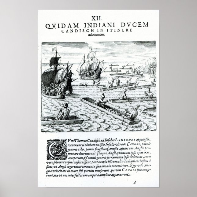 Affiches Expédition de Thomas Cavendish (Devant)