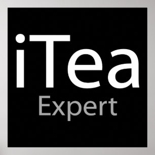 Affiches Expert en thé (Expert en informatique)