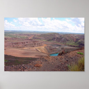 Affiches Exploitations minières au mien de Paraburdoo