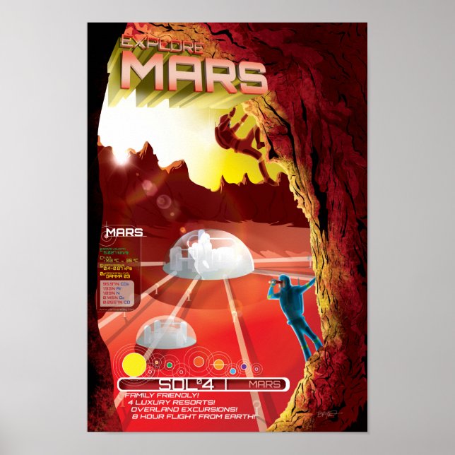 Affiches Explorez Mars avec toute la famille (Devant)