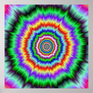 Affiches Explosion de bogglage oculaire d'affiche