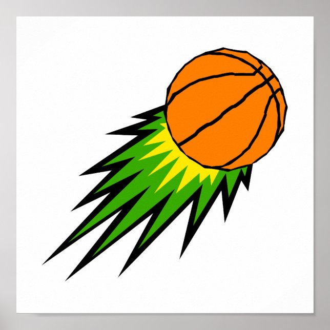 Affiches Explosion du basket-ball (Devant)