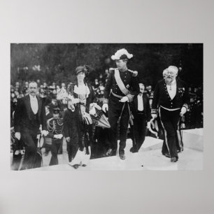 Affiches Expo 1913 du Roi Albert et de la Reine Elizabeth