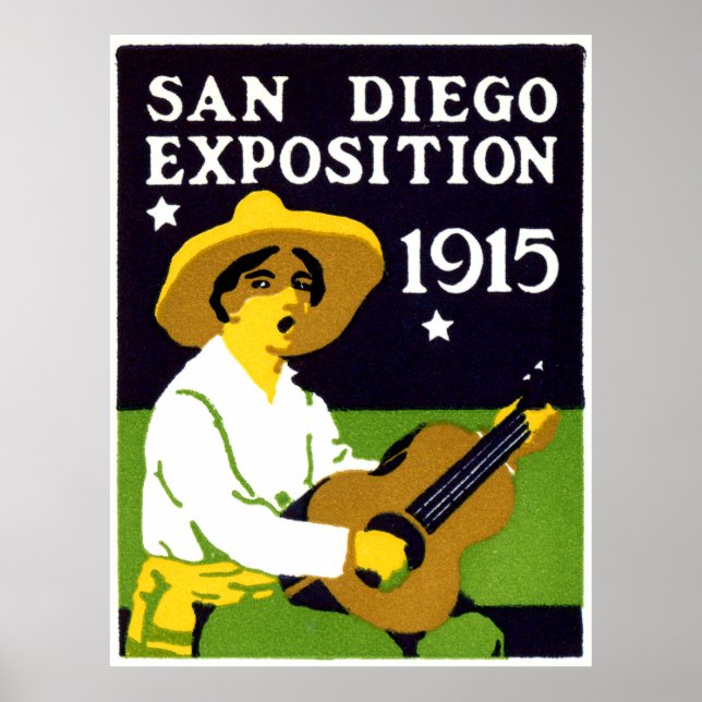 Affiches Exposition de San Diego en 1915 (Devant)