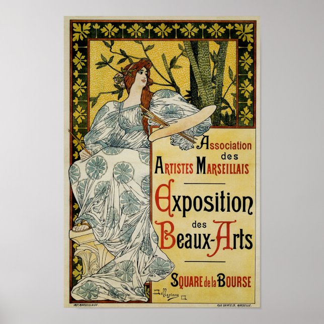 Affiches Exposition des Beaux-Arts (Devant)