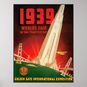 Affiches Exposition universelle 1939 de San Fransisco