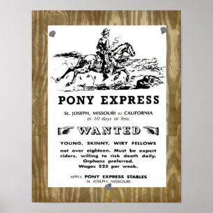 Affiches Express de Wild West Pony