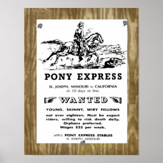 Affiches Express de Wild West Pony