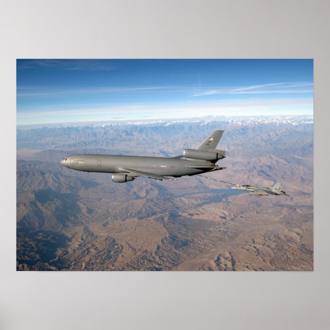 Affiches Extender KC-10 et FA 18 Hornet (Devant)