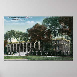 Affiches Exterior View of Union College Gymnasium