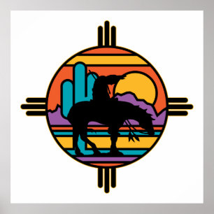 Affiches Extrémité de l'Indien d'Amerique indigène de