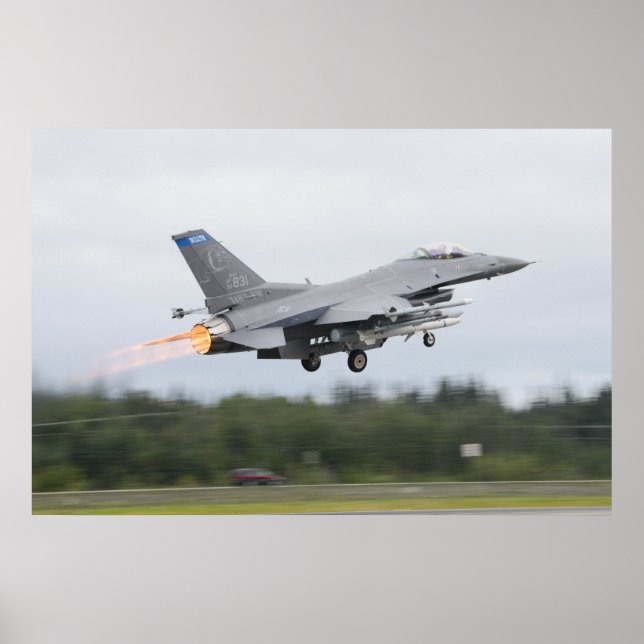 Affiches F-16 Faucon combattant (Devant)