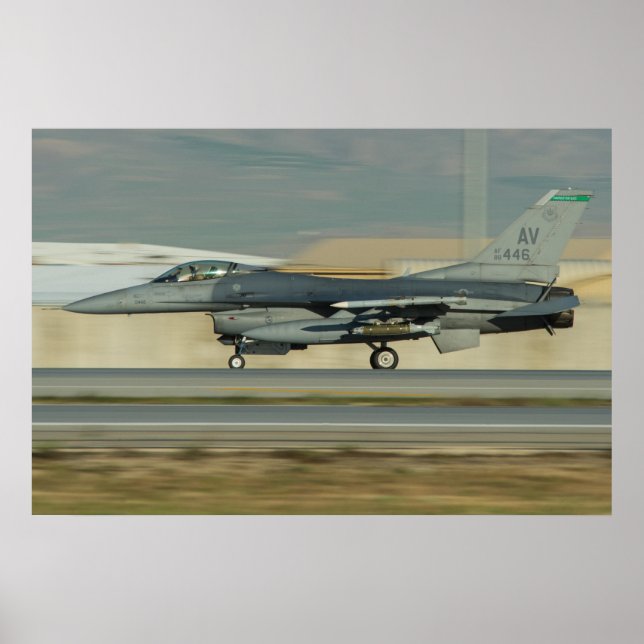 Affiches F-16 Faucon combattant (Devant)