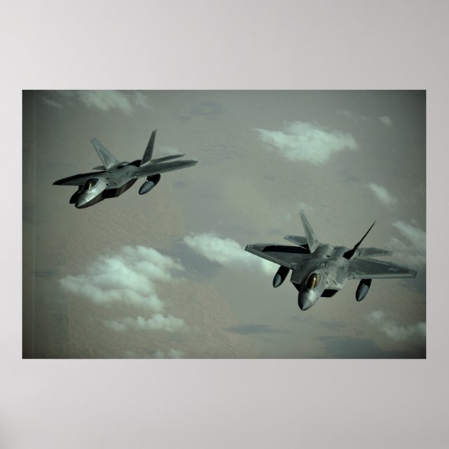 Affiches F-22 Rapteurs (Devant)
