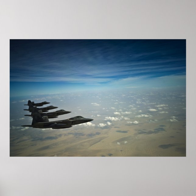 Affiches F-22 Raptors (Devant)