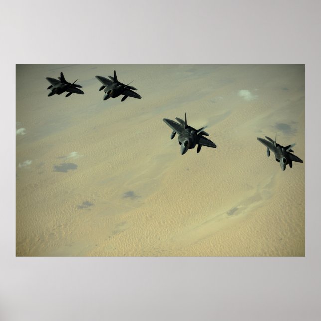 Affiches F-22 Raptors (Devant)