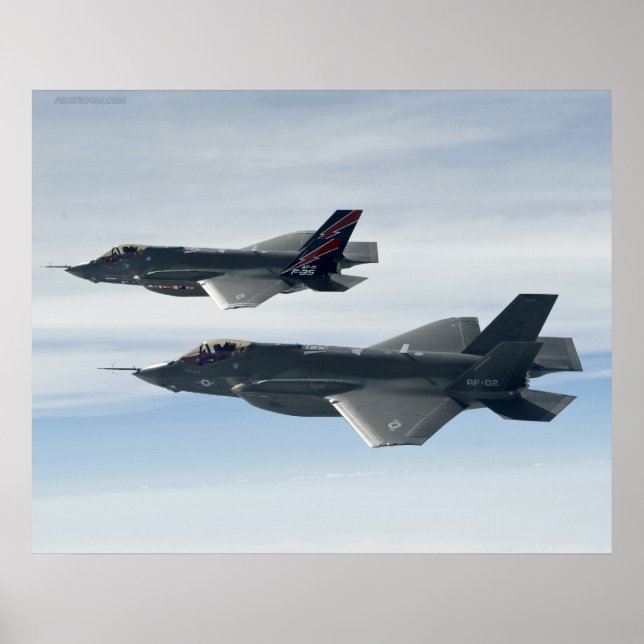 Affiches F-35 Éclair (Devant)