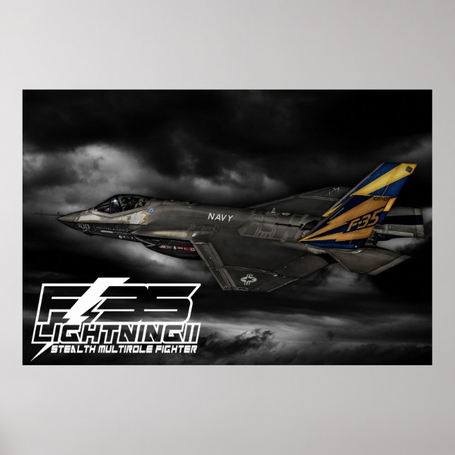 Affiches F-35 Éclair II (Devant)