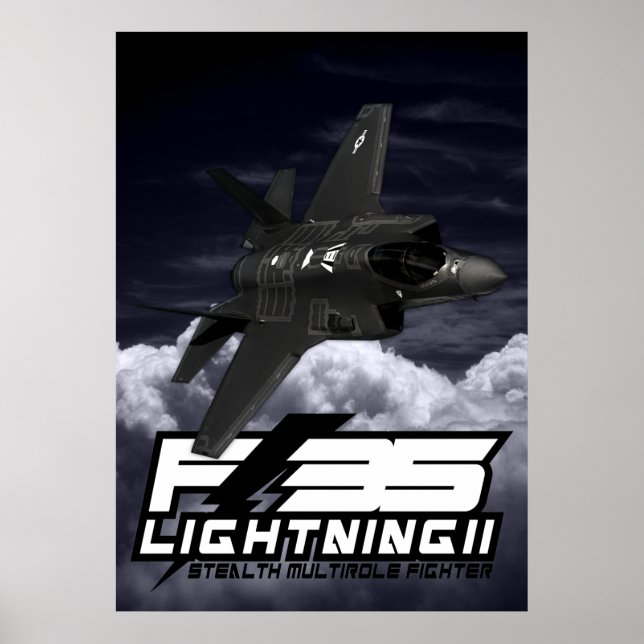 Affiches F-35 Éclair II (Devant)