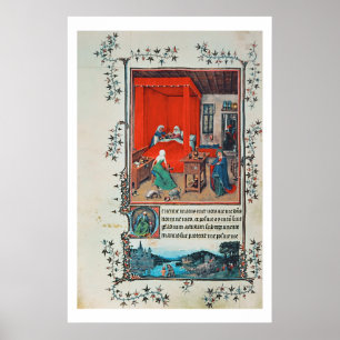 Affiches f.93v la naissance de Jean-Baptist et du Baptis