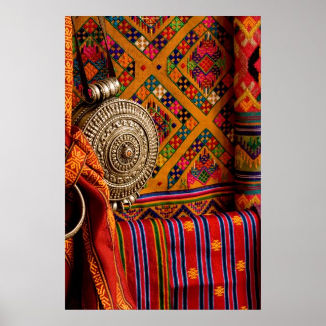 Affiches Fabrics, Bhoutan (Devant)