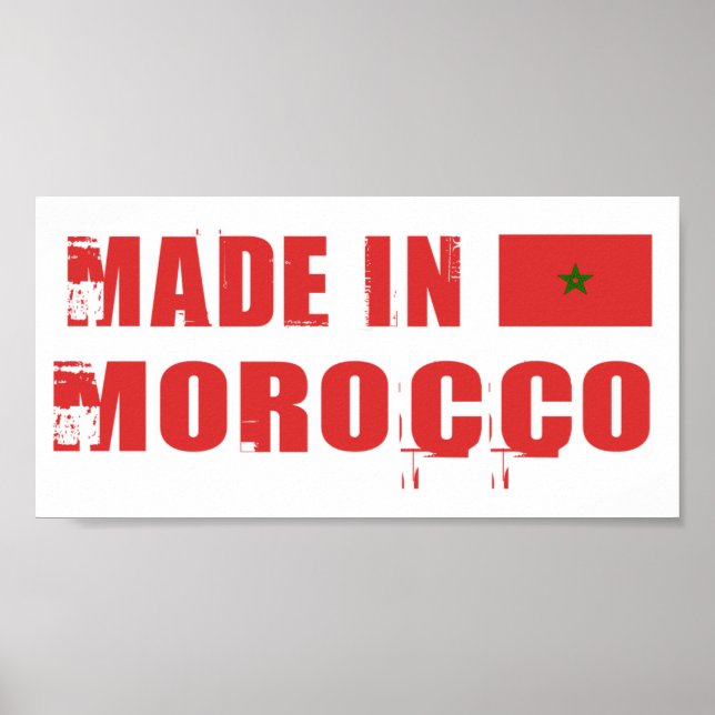 Affiches Fabriqué au Maroc (Devant)