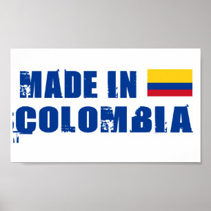 Affiches Fabriqué en Colombie
