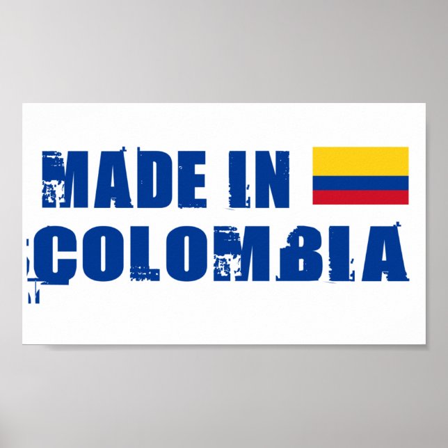 Affiches Fabriqué en Colombie (Devant)