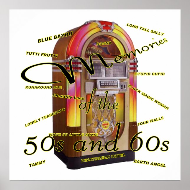 Affiches Fabulous fifties juke box (Devant)