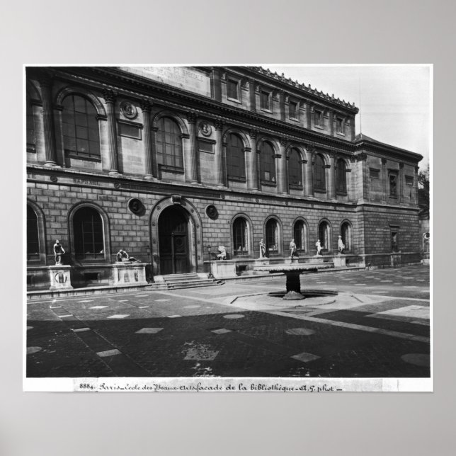 Affiches Façade de la bibliothèque (Devant)