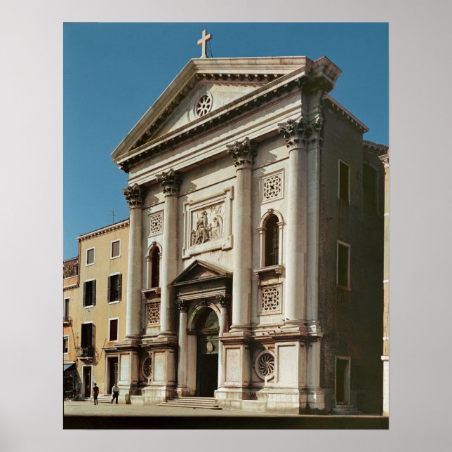 Affiches Façade de l'église de Père Noël Maria della (Devant)