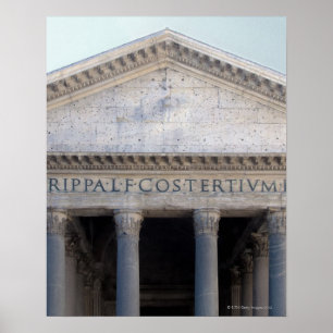 Affiches Façade du Panthéon à Rome, Italie