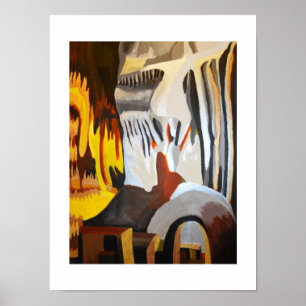 Affiches Face in the Rocks