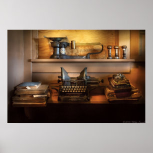 Affiches Facteur - au bureau de poste