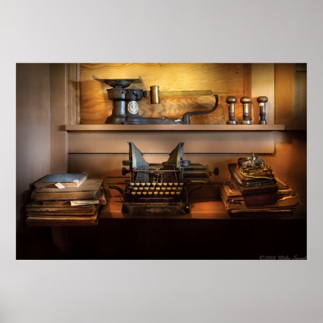 Affiches Facteur - Au bureau de poste (Devant)