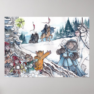 Affiches Faery Snowball combat