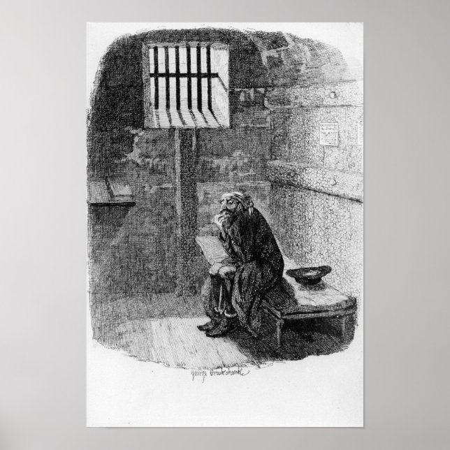 Affiches Fagin dans la cellule condamnée (Devant)