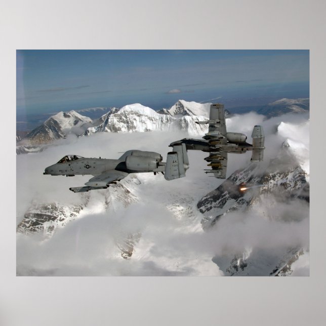 Affiches Fairchild-Republic A-10 Warthog (Devant)