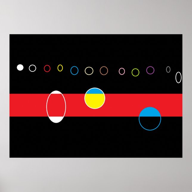 Affiches faire des cercles (Devant)