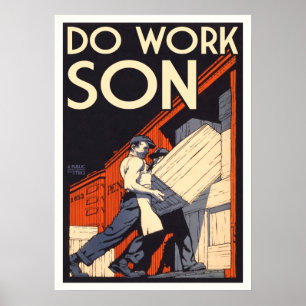 Affiches faire le travail