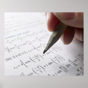 Affiches Faire les devoirs de mathématiques