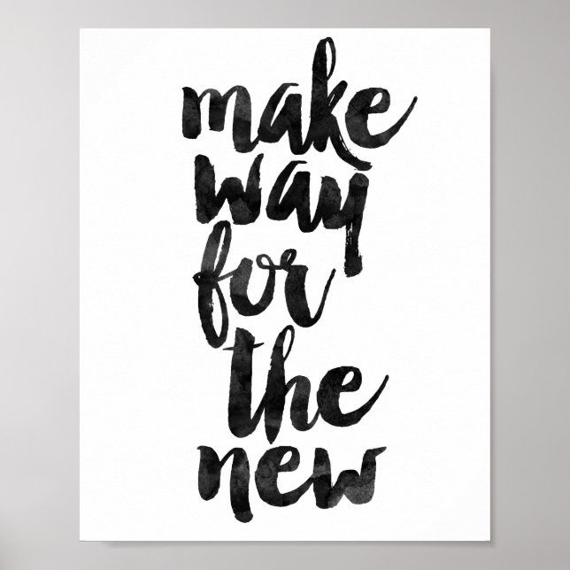 Affiches Faire Place Au Nouveau (Devant)