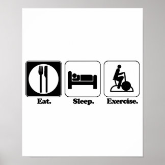 Affiches faire un exercice de sommeil