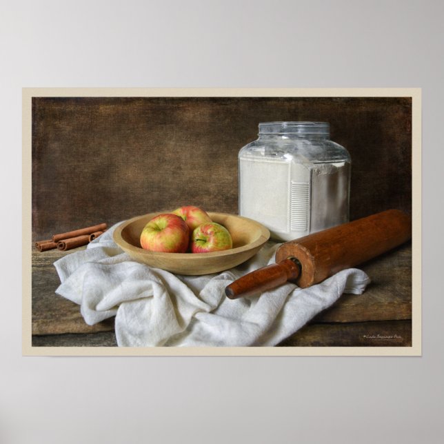 Affiches Faire une tarte aux pommes (Devant)