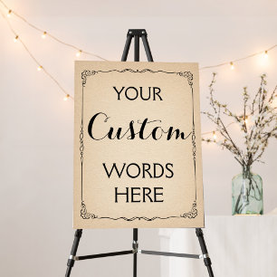 Affiches faire votre propre signature personnalisée mariage
